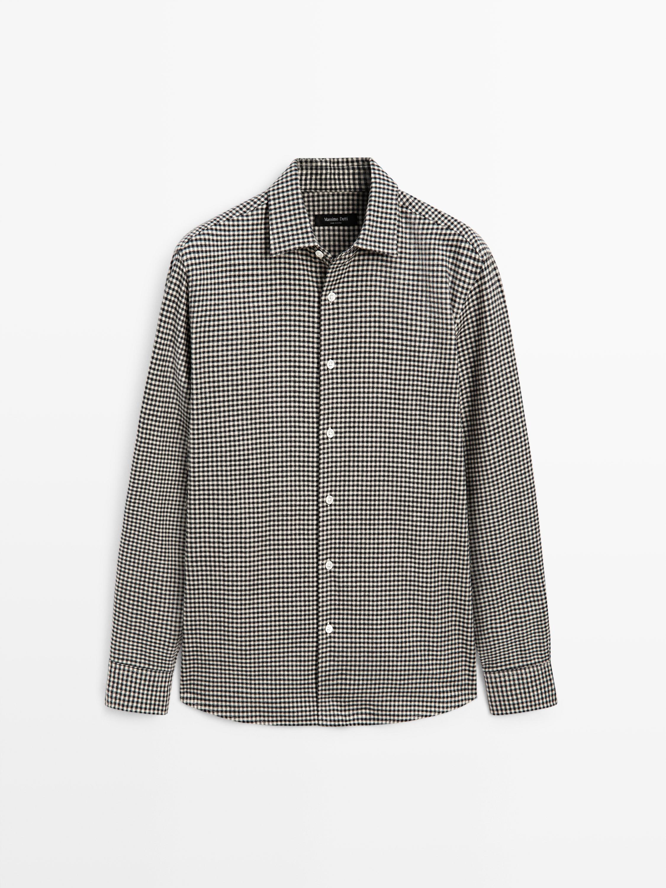 100% cotton check shirt